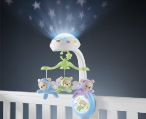 Ositos voladores Fisher-Price con proyector de luz y nanas.