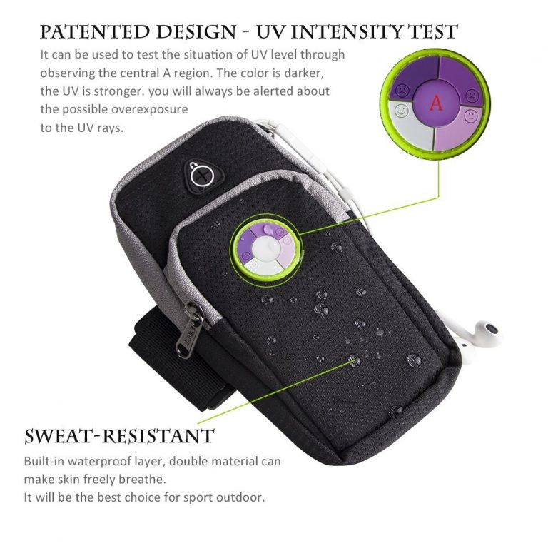 Brazalete Porta Móvil Impermeable Para Correr, Con Ranura Para Llave - Ideal Para Running, Ciclismo Y Gimnasio
