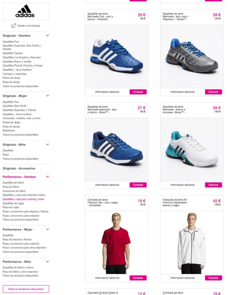 adidas barato