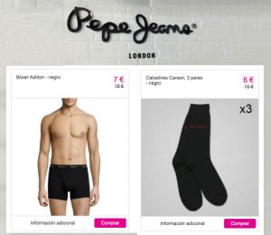 calzoncillos pepe jeans