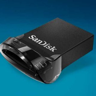 Memoria Flash USB 3.1 Sandisk Ultra Fit de 128GB por 11,35€.