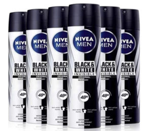 ¡Solo hoy! 6 Desodorantes Nivea Men Black&White Invisible (6x200ml) por sólo 10,64€.