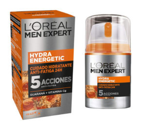 Crema Hidratante L’Oreal Paris Men Expert Hydra Energetic Anti-Fatiga 5 en 1 de 100 ml por 10,34€