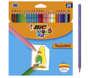 Bic Tropicolors con 24 lápices de colores por sólo 3,89€. Pilla dos unidades.