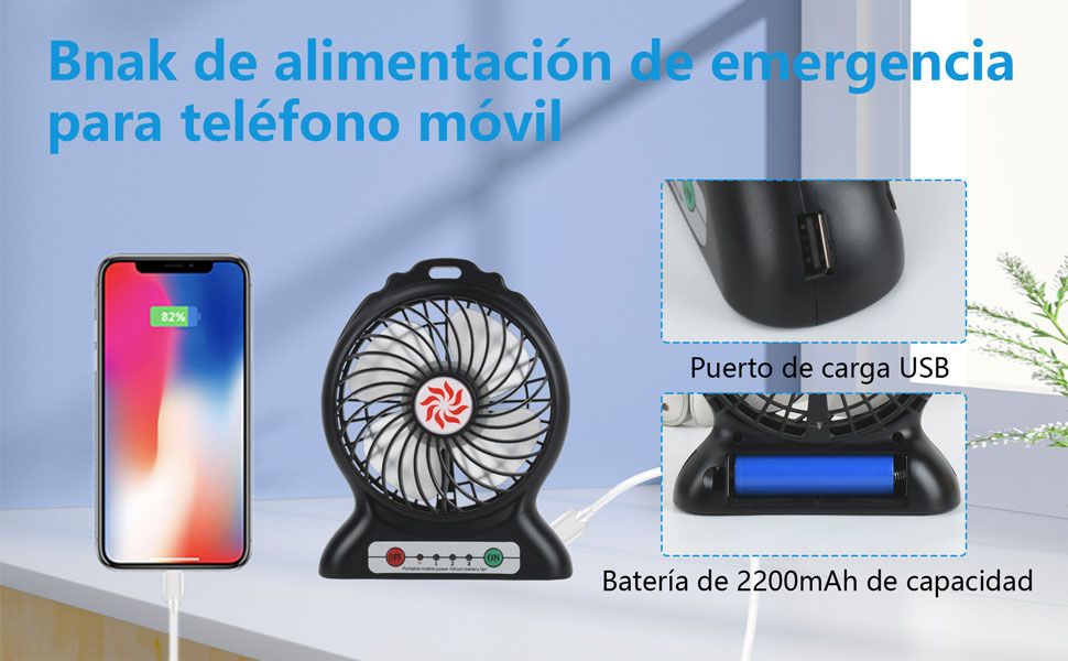 Mini ventilador de mesa Create