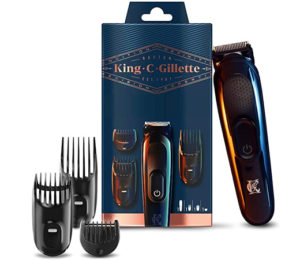 Recortadora de Barba Gillette King C con 3 peines intercambiables por 29,99€ antes 39,99€.