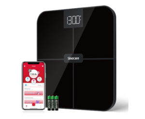 Oferta flash; báscula inteligente Sinocare con función de peso para bebés por 12,50€.