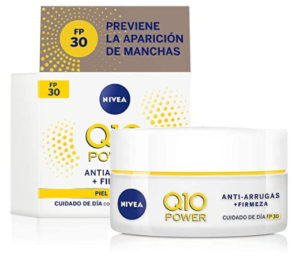 2 Unidades de Nivea Q10 Power Antiarrugas triple acción con Factor de protección 30 por solo 11,57€. Pilla 2 unidades.