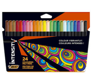 Pack de 24 rotuladores Bic Intensity de punta fina por sólo 4,99€.