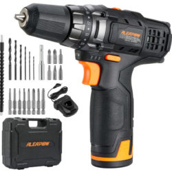 Oferta Flash! Taladro/atornillador inalámbrico Alepow 2000mAh y accesorios por 49,79€ antes 69,99€.