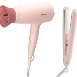 Set de peluquería con secador y plancha Philips Series 3000 BHP398/00 por sólo 27,26€ antes 44,99€.
