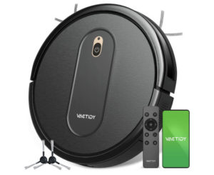 Robot aspirador Vactidy Nimble T6, 2000PA, 2600mAh, mando/app, compatible con Alexa y Google Home por 59,98€ antes 129€.