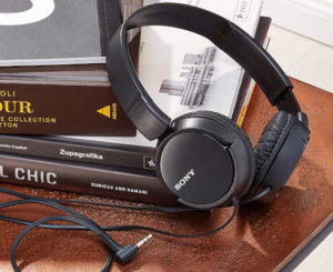Auriculares plegables de diadema Sony MDR-ZX110 por 9,99€.