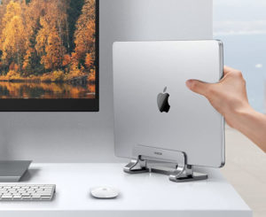 Soporte de aleación de aluminio compatible con MacBook Air/Pro/PC por 15,19€.