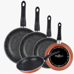 Juego de 5 sartenes antiadherentes 18/20/24/26/28 cm MAGEFESA Cooper por 22,98€