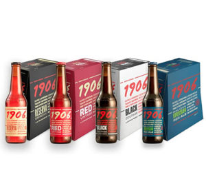 Pack de cervezas 1906 por 24,20€.