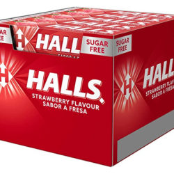 Caramelos sin azúcar Halls 20 Sticks de 32 g varios sabores de nuevo a 10,99€. A 0,56€ cada uno