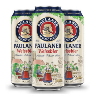 Cerveza trigo Paulaner, 24 latas/50cl por 37,99€ antes 47,73€.