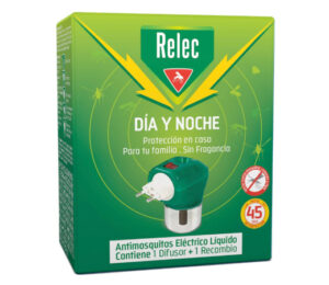 Difusor eléctrico y recambio Relec Antimosquitos Día y Noche.