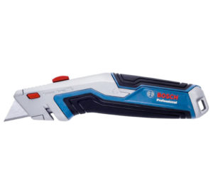 Navaja universal con cuchilla retráctil Bosch Professional (10 cuchillas trapezoidales) por sólo 19,80€ antes 25,72€