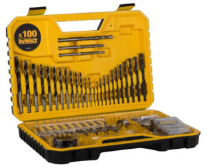 Juego de 100 piezas taladrar DeWalt DT71563-QZ por 22,49€.