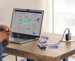 Hub Ugreen USB C, puerto ethernet, HDMI 4K, 3USB A 3.0, puerto de carga de 100W por 19,27€.