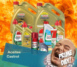 Ofertas en aceites y productos Castrol en las ofertas Prime de Amazon.
