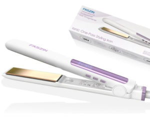 Plancha de pelo iónica con placas flotantes de titanio, tecnología Faszin HeatSyncX por 39,99€ antes 99,99€.