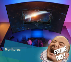 Ofertas en monitores Corsair, Samsung, Lenovo, HP, Asus, etc en el Prime Day de Amazon.