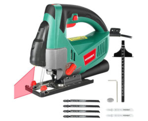Sierra de calar láser Hychika 750W con accesorios por 37,26€ antes 48,71€.