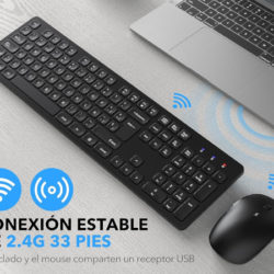 Teclado y ratón inalámbricos WisFox por 13,99€ antes 27,99€.