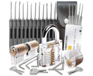 Kit de juego de ganzúas, 30 piezas por 17,59€.