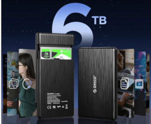 Carcasa Orico para disco duro HDD/SSD 2.5” hasta 4TB, USB 3.0 UASP por 9,19€