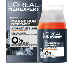 Crema Hidratante Hipoalergénica 50ml L’Oréal Paris Men Expert Magnesium por 4,65 euros comprando 3 unidades.