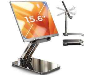 Soporte para iPad y demás tablets de 4.7/15.6″ por 16,23€.