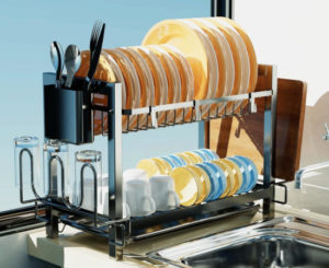 Escurridor de platos de 2 niveles por 18,99€ antes 25,99€.