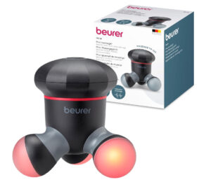 Mini masajeador Beurer MG18 con vibración y luz LED.