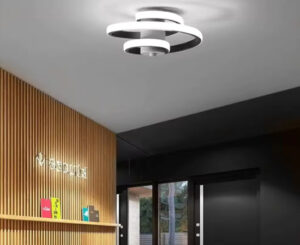 Lámpara de techo LED, diseño moderno, 23W, 3 temperaturas de color por 16,59€.