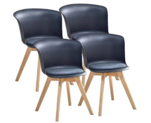 Juego de 4 sillas  ALLinLIFE Eames Retro Lounge ALLinLIFE por 59,70€ antes 139,99€.