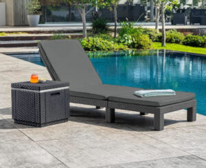 Nevera Ice Cube negra para terraza/jardín por 48,99€ antes 59,99€.