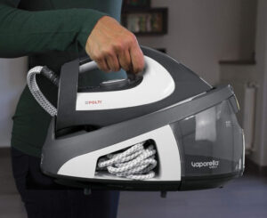 Centro de planchado Polti Vaporella Simply VS10.12 con generador de vapor, depósito extraíble de 1.5l, 6,5 bar, función Eco por sólo 72,75€ antes 102€.