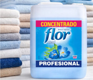 Suavizante Flor azul profesional concentrado 250 lavados por sólo 12,57€.