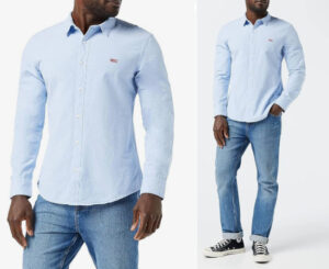Camisa Levi’s Long-Sleeve Battery Housemark Slim por 24€ antes 45,06€.