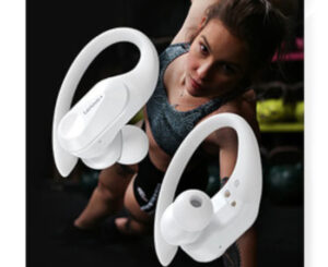 Auriculares TWS Lenovo LP75 blancos/negros, impermeables, BT 5.3, sonido Hi-Fi, reducción de ruidos ENC por 10,49€.