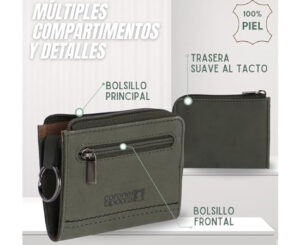 Cartera de piel Coronel Tapioca Faustino por 15,99€ antes 36,99€.
