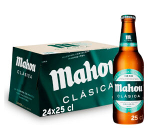 24 Botellas x 25 cl Mahou Clásica. la botella