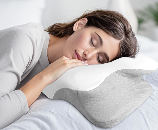 Almohada Cervical Ergonomica Con Espuma Viscoelastica 62x41x13cm Por 37 99 Antes 49 99 Chollos En Cholloblog