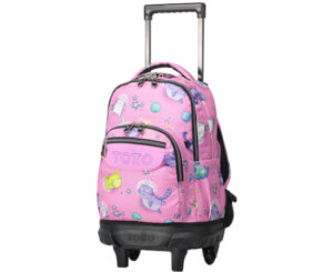 Mochila Toto Resma gatos astronautas rosa por 41,03€ antes 59,99€.