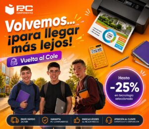 Ofertas de La vuelta al cole de PcComponentes: listado de nuevas ofertas actualizadas a día de hoy.