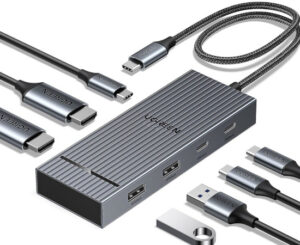 Hub 7 en 1 Ugreen Revodok Pro 207, HDMI 4K 60Hz PD 100W por 26,59€